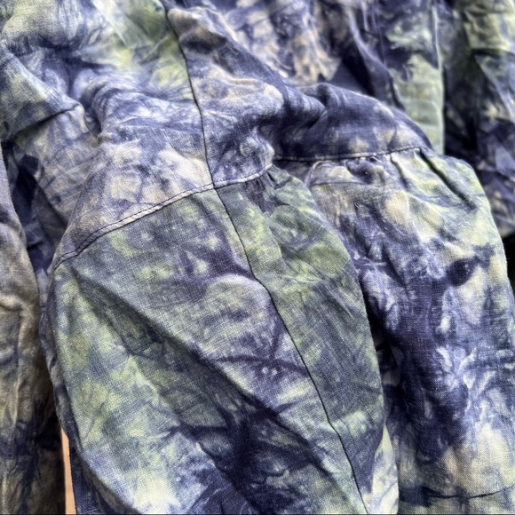 Cabi Linen oversized button down babydoll top - Woodstock - Picture 10 of 12